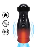 Pumped Virtuo - Masturbatorpump med sug, vibration och mobilhållare - Gunmetal