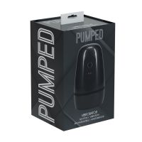 Pumped Pulsar - Penispumpe og masturbator med undertryk, sug og vibration - Gunmetal, billede 2