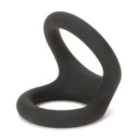 Prowler Red Tri-O Penisring i silikone - Sort