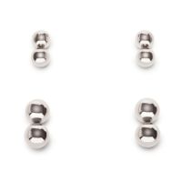 Prowler Red Magnetic Orbs - 4 Pair Set - Silver