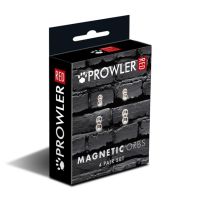 Prowler Red Magnetic Orbs - 4 Pair Set - Silver, picture 3