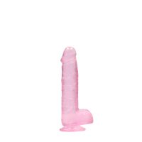 RealRock Realistinen dildo kiveksillä - 15 cm - Pinkki, kuva 2