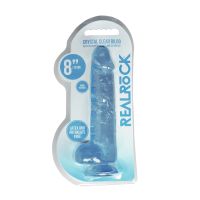 RealRock Gode réaliste avec testicules - 21 cm - Bleu, photo 6