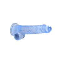 RealRock Gode réaliste avec testicules - 21 cm - Bleu, photo 3