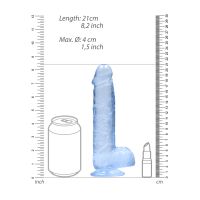 RealRock Gode réaliste avec testicules - 21 cm - Bleu, photo 7