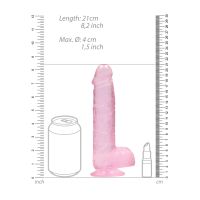 RealRock Realistic Dildo with Balls - 21 cm - Pink, picture 7