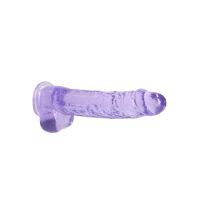 RealRock Realistic Dildo with Balls - 23 cm - Purple, picture 3