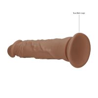 RealRock Realistisk Dildo uden Kugler - 25 cm - Tan, billede 7
