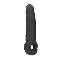 RealRock Gaine de pénis - 23 cm - Noir