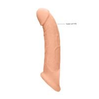 RealRock Penis sleeve - 23 cm - Hudfarget, bilde 5