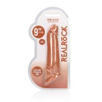 RealRock Penis Sheath - 23 cm - Brown, picture 7