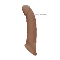 RealRock Penis Sheath - 23 cm - Brown, picture 5
