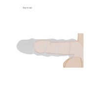 RealRock Penis Sheath - 23 cm - Brown, picture 6