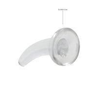 RealRock Ikke-realistisk dildo med sugekopp - 11,5 cm - Klar, bilde 3