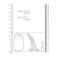RealRock Ikke-realistisk dildo med sugekopp - 11,5 cm - Klar, bilde 4