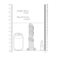 Nierealistyczne dildo RealRock z przyssawką - 17 cm - REA110TRA, zdjęcie 5