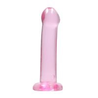 RealRock ikke-realistisk dildo med sugekop - 17 cm - Lyserød