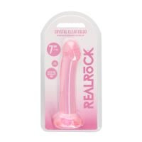 RealRock ikke-realistisk dildo med sugekop - 17 cm - Lyserød, billede 4