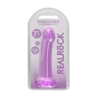RealRock ei-realistinen dildo imukupilla - 17 cm - REA111PUR, kuva 4