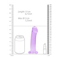 RealRock ei-realistinen dildo imukupilla - 17 cm - REA111PUR, kuva 5