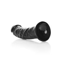 RealRock Curved Realistic Dildo with Suction Cup - 15,5 cm - Black, picture 4