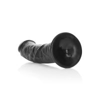 RealRock Curved Realistic Dildo with Suction Cup - 20,5 cm - Black, picture 4