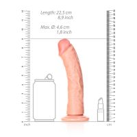 RealRock Curved Realistic Dildo with Suction Cup - 20,5 cm - Flesh, picture 7