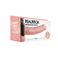 RealRock Strap-On Oco Vibratório com Testículos - 18 cm - Carnudo, imagem 2