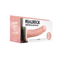 RealRock Strap-On Oco Vibratório sem Testículos - 15,5 cm, imagem 2