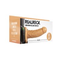 RealRock Vibrating Hollow Strap-On without Balls - 15.5 cm, picture 2