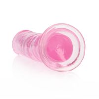 RealRock lige realistisk dildo med sugekop - 18 cm - Lyserød, billede 4