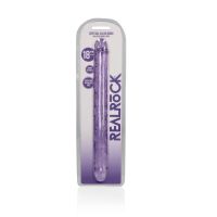 RealRock Dildo Doppio Realistico - 45 cm - Viola, immagine 4