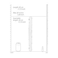 RealRock Realistic Double Dong - 45 cm - Transparent, picture 6