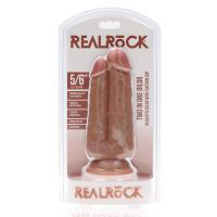 RealRock Two in One - Dildo podwójne 12,7/15,2 cm - Tan, zdjęcie 2
