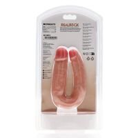 RealRock Dildo Doppio a U 12,7 cm - Color Carne, immagine 3