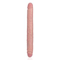 RealRock Slim Double Ended Dong - 30.5 cm - Flesh, picture 5