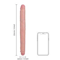 RealRock Slim Gode Double - 35,6 cm - Chair, photo 6