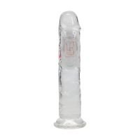 RealRock Dildo Vibratório Reto LED - 18 cm - Transparente, imagem 2