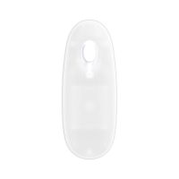 RealRock lige vibrerende dildo med LED og testikler - 18 cm - Transparent, billede 4