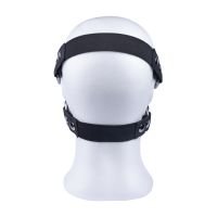 Red Leather Leather Mask with Zip - Black, picture 3