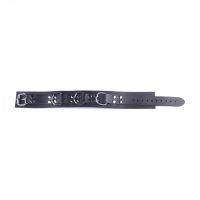 Red Leather Ultra Leather Necklace - Black, picture 3