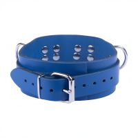 Red Leather Collier en cuir Ultra - Bleu, photo 2