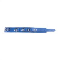 Red Leather Collier en cuir Ultra - Bleu, photo 3