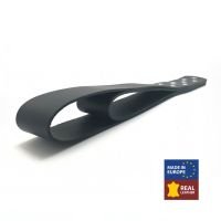 Red Leather Skórzana packa podwójna - 44,5 cm - Czarna