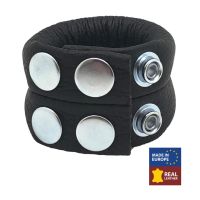 Red Leather Ballstretcher Regolabile in Pelle 140 g - Nero
