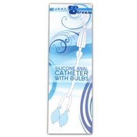 XR Brands Silicone Anal Catheter with Bulbs, picture 2
