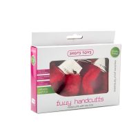 Shots Toys Furry Handcuffs - Red, picture 2