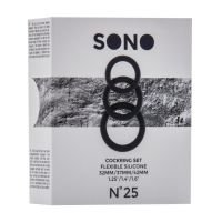 Sono No.25 - Zestaw cockringów - Czarny, zdjęcie 4
