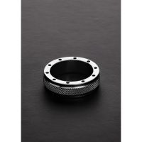 Steel by Shots COOL and KNURL Cockring - 15 x 50 mm, immagine 3