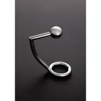 Steel by Shots Intruder Cockring con Pallina Anale - 50/30 mm, immagine 3